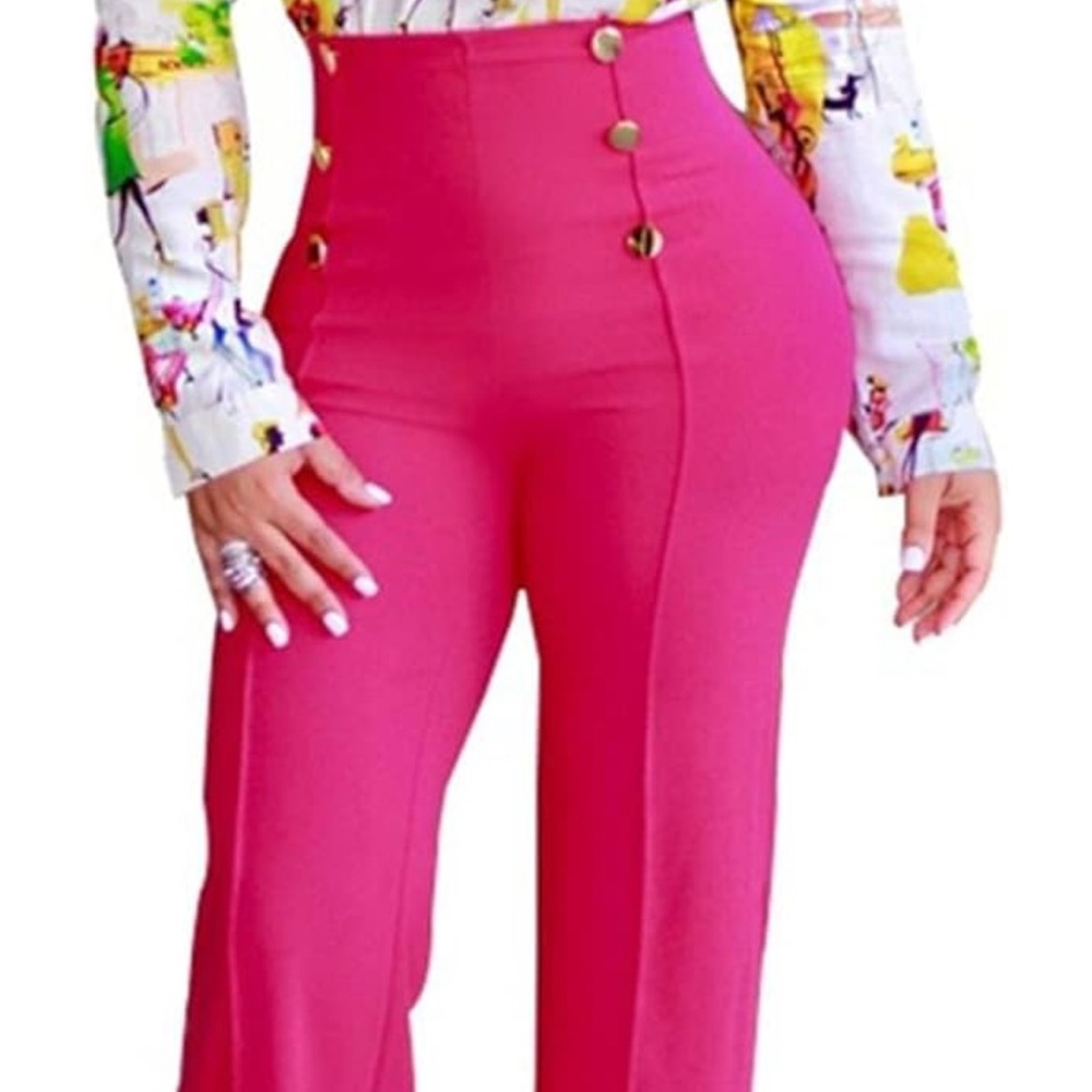 Ladies Pink Trousers